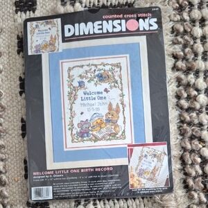 Dimensions Counted Cross Stitch Welcome Little One